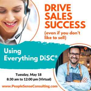 PeopleSense Consulting Drive Sales Success Instagram
