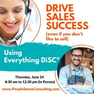 PeopleSense Consulting Drive Sales Success Insta